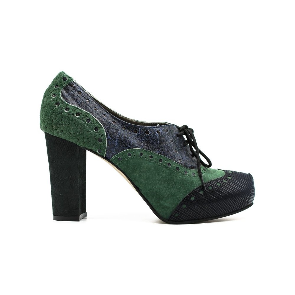 Womens Oxford Heels Lace-up Booties Size US 9